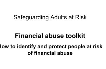 Financial abuse toolkit