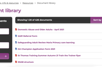 NSAB Website Document Library