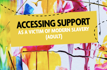 West Midlands Anti Slavery Victim Support Booklet Screenshot