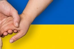 web ukrainian flag
